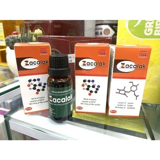 Dung dịch bôi ZACALAK cho người hắc lào, eczema, lang ben, nấm móng, ghẻ,…