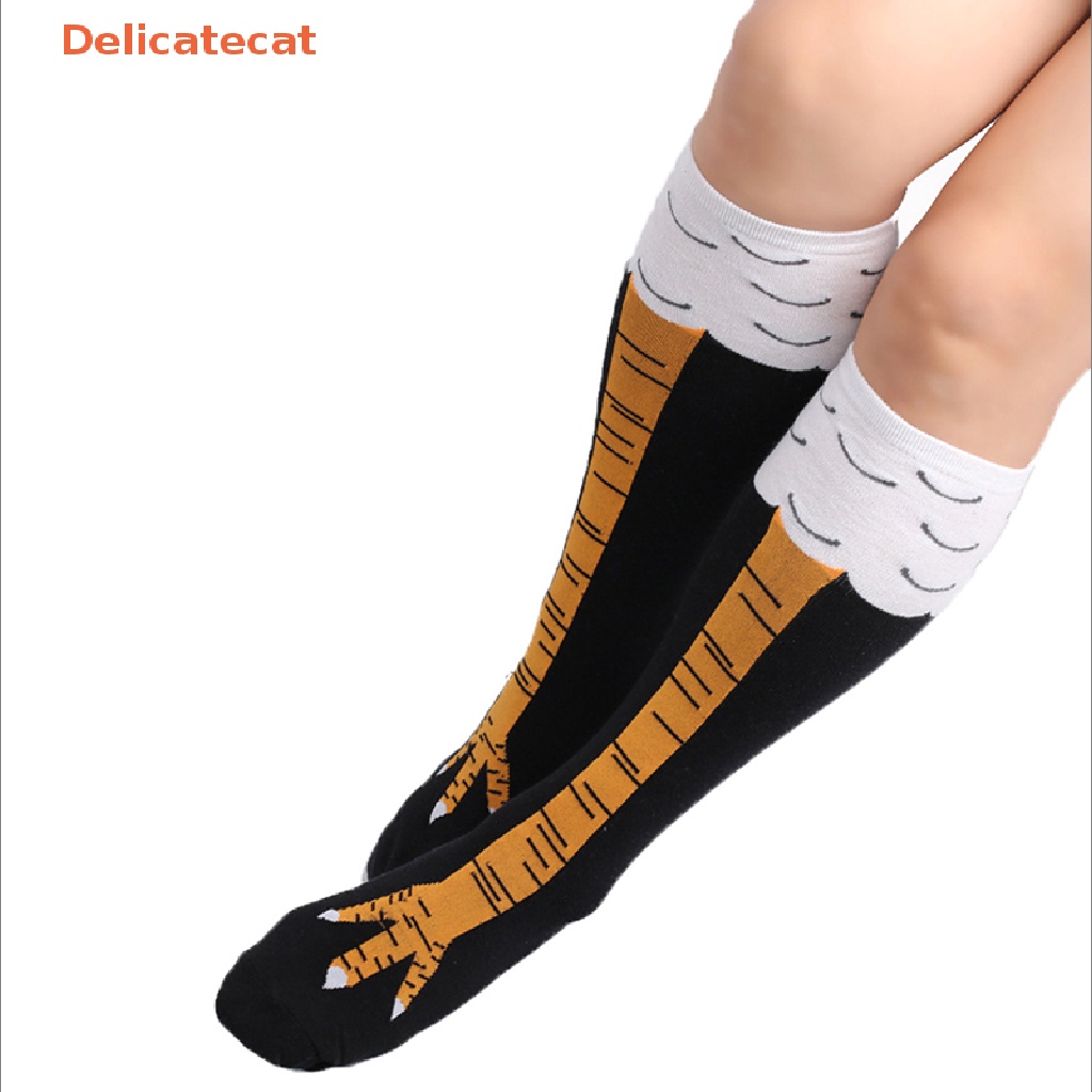 Vớ Dài Đến Đầu Gối [Tinh Tế] Vớ Dài Đến Đầu Gối Họa Tiết Hoạt Hình Thời Trang Nhưng Vớ Chân Gà