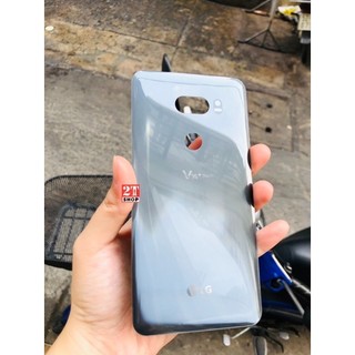 KÍNH LƯNG LG V35 THINQ ZIN CHUẨN, KÈM KEO RON (ĐỪNG SO SÁNH KÍNH ZIN BÊN EM VỚI KÍNH PHA MICA CHẤT LƯỢNG THẤP)E