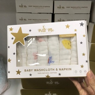 Set khăn sữa Petit Me ( hộp 6 cái)