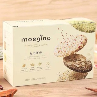 Bánh Cookies Gạo Vừng Moegino Nhật Bản Hộp 20c