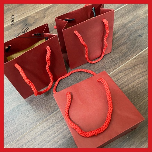 TÚI GIẤY KRAFT Mini 10x10x5cm - Nhiều Màu