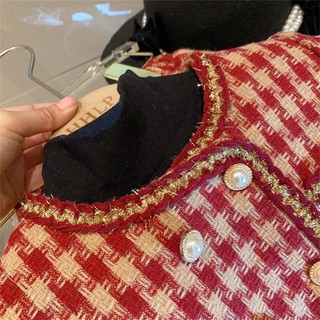 Set Bộ Dạ Tweed  Tiểu Thư cho Bé Gái( S4)