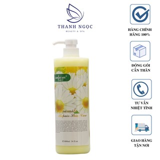 Bộ chăm sóc da hoa cúc Tẩy da chết, sữa rửa mặt, kem massage, nước hoa hồng của bộ hoa cúc