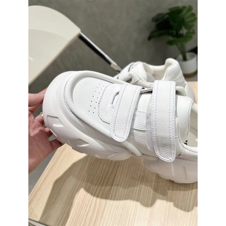 Giày Thể Thao Khóa Dán Đế Dày Phong Cách Retro Dành Cho Nữ