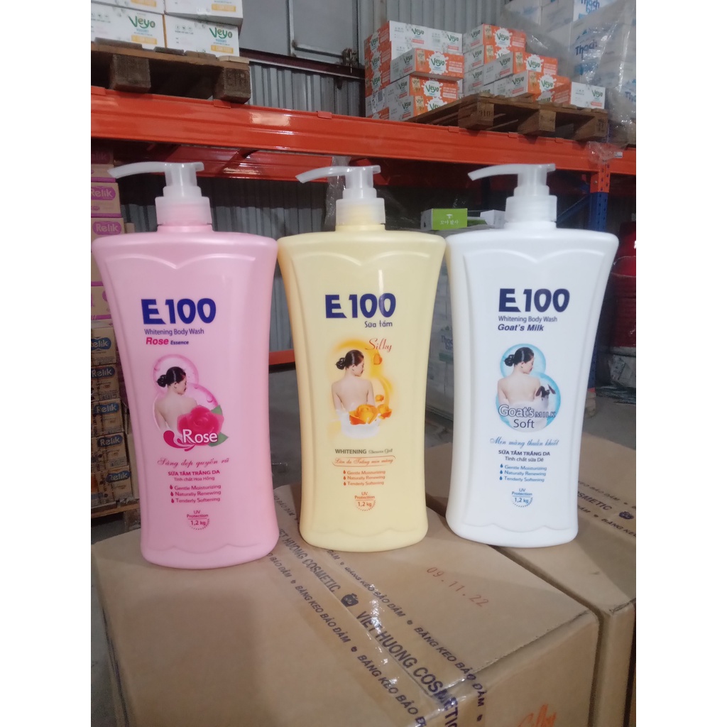 Sữa tắm E100 1,2L (3 màu)