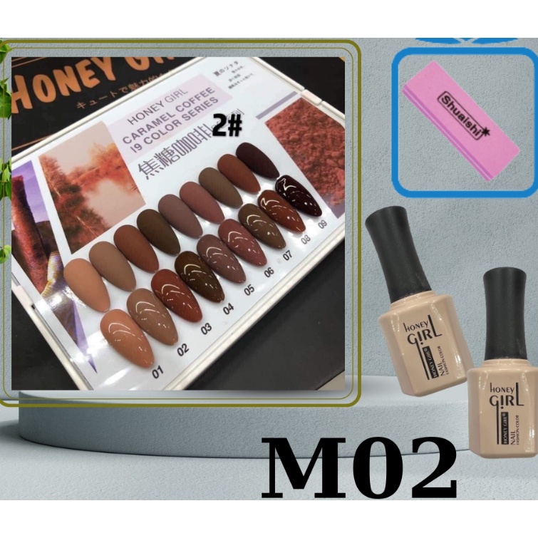 Set 9 Màu Tông nâu Horny Hottrend - Sơn màu Nâu tây - Đồ Nail sơn gel