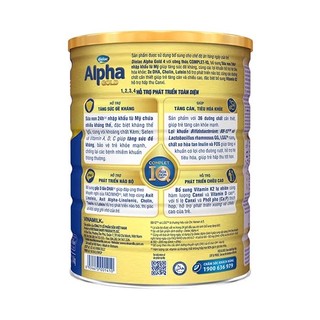 [Date 5.2025] Sữa bột Dielac Alpha Gold 4 - lon 1.4kg (cho trẻ từ 2- 6 tuổi)