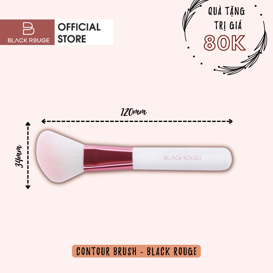 [HB Gift] Cọ trang điểm Black Rouge Contour Brush 5g