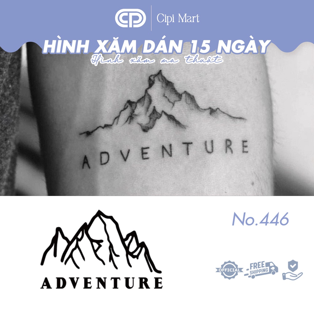 - Hình xăm tạm thời 15 NGÀY - chống nước, cọ xát SIZE S