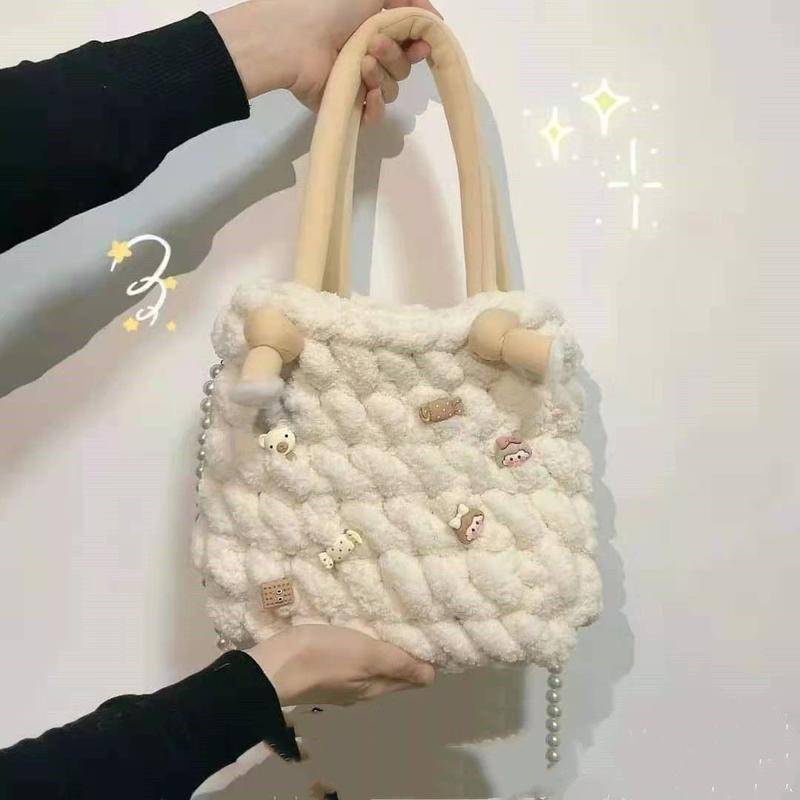 Bộ Túi Xách Dệt Tay DIY Xinh Xắn Cho Bạn Gái