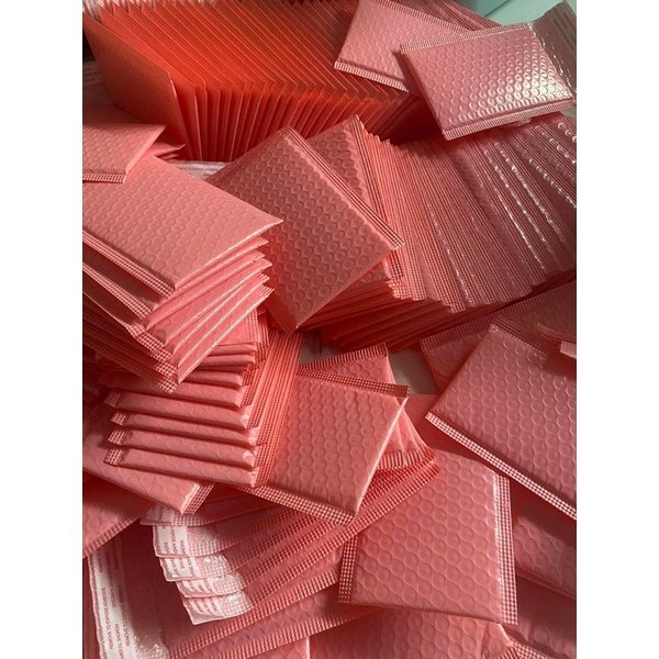 Combo 10 túi gói hàng chống sốc - Túi niêm phong bóng khí màu pastel xinh