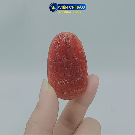 Mặt dây chuyền thiên thủ thiên nhãn đá đỏ thời trang phụ kiện trang sức Viễn Chí Bảo M200155