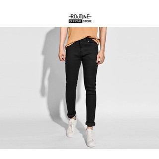 Quần jean nam trơn form slim - routine 10s20dpa055