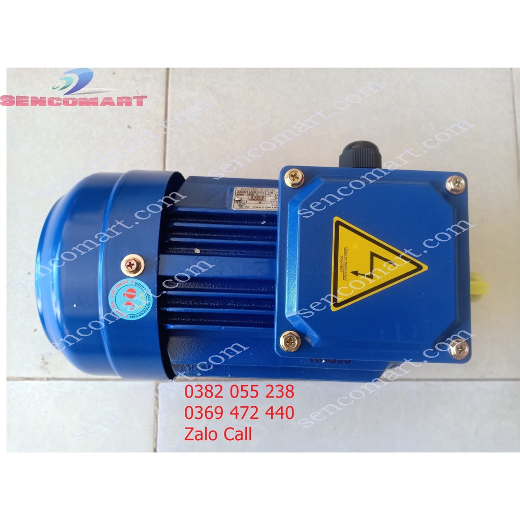Motor 1,5kw iện 3 pha 380v 1400v/p, dây đồng chính hãng bảo hành 12 tháng