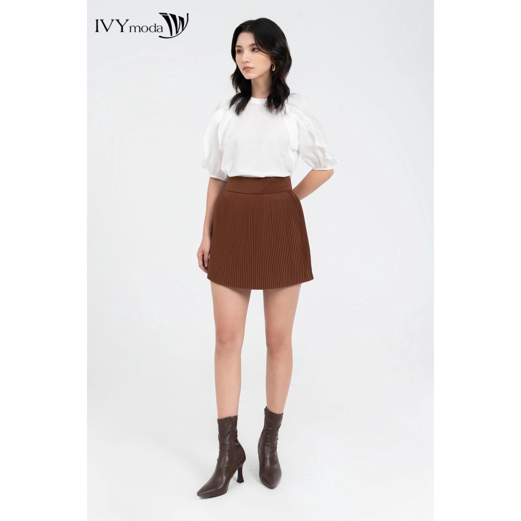 Chân váy dập ly nhỏ IVY moda MS 31B9452