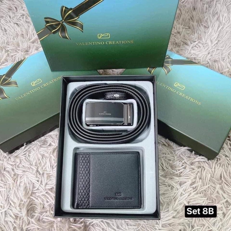 Sét ví nịt Valentino Creations Auth sale