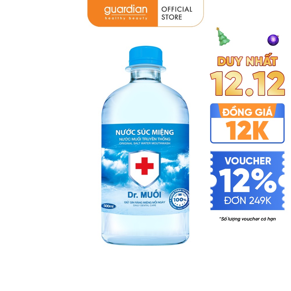 Nước súc miệng truyền thống Dr. Muối 500ml