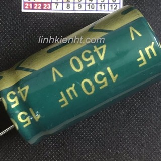 Linh kiện tụ hóa 450v 150uf tụ nguồn 150uf 450v kích thước 18x30mm