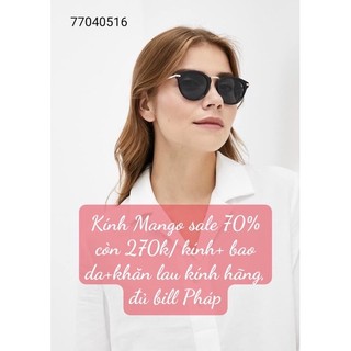 [đủ bill] Kính Mango nữ mẫu mới