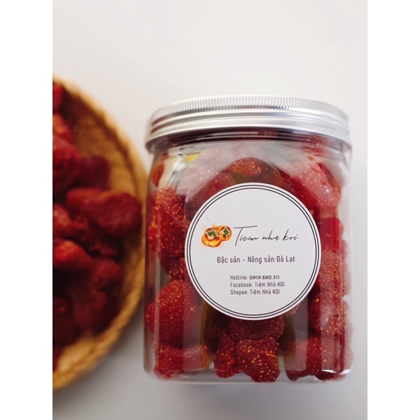 Dâu Tây Sấy Dẻo | 200-400-500gr | Đặc sản Đà Lạt