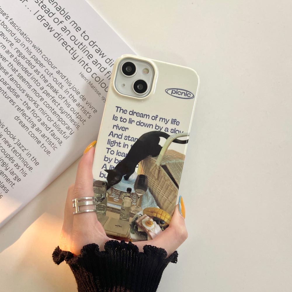 Ốp Điện Thoại Cứng Hình Mèo Cho iphone x xs xr xsmax 11 11promax 12 12pro 12promax 13 13pro 13promax 14 14pro 14plus 14promax 15 15pro 15promax