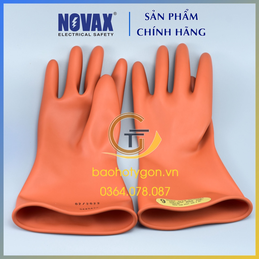 GĂNG TAY CÁCH ĐIỆN CAO CẤP NOVAX 500v CLASS 00 CAO CẤP
