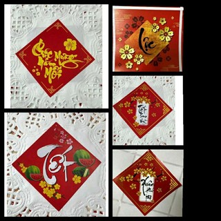 Tem decal tết 2023,8 ×8cm,tờ 9 tem