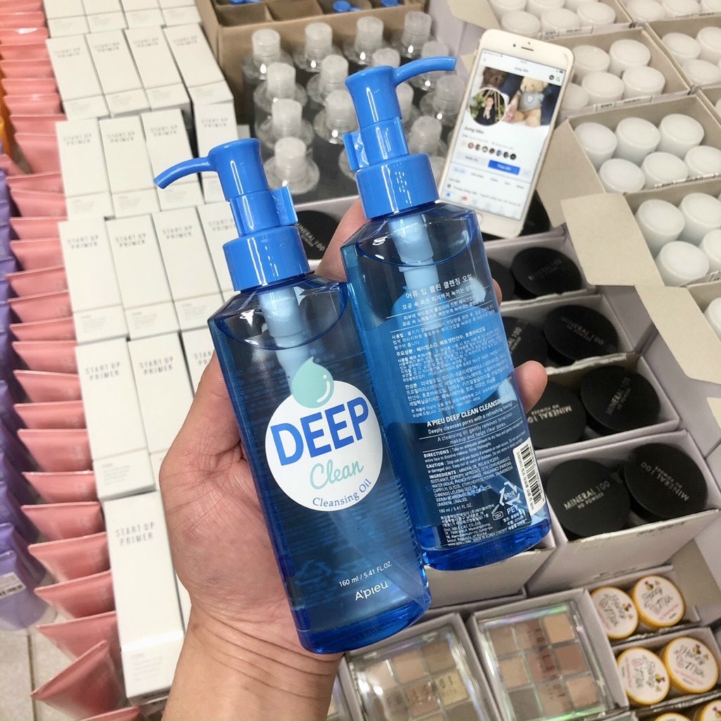 Dầu Tẩy Trang APIEU Deep Clean Cleansing Oil 160ml