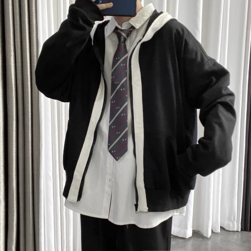 Áo khoác MEEC trắng unnisex nam nữ hàn quốc freesize <90kg