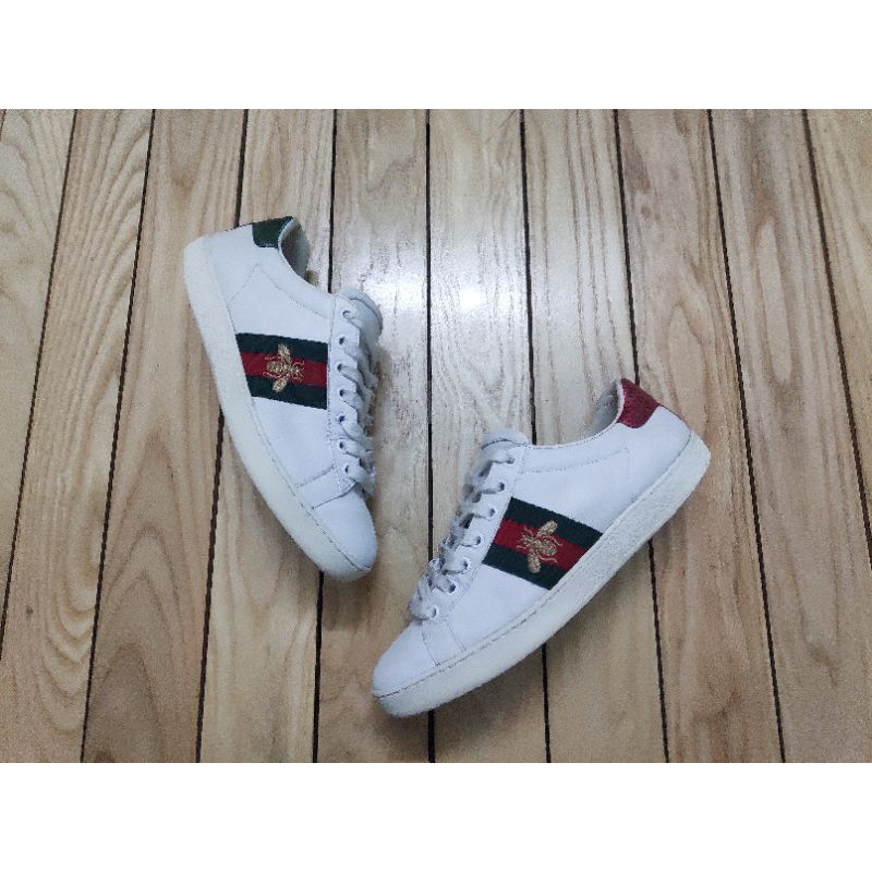(2hand) giày gucci bee made in italy sz 36 37