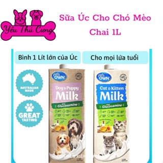 Sữa Tươi cho Cún & Mèo Pets On Glucosamin Úc 1L-YÊU THÚ CƯNG