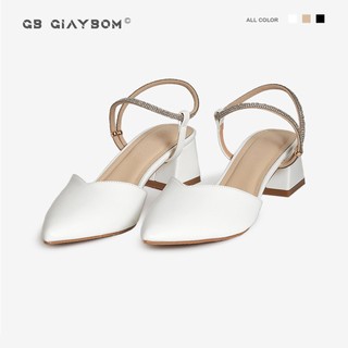 Giày cao gót giayBOM mũi nhọn đế cao 4 cm GB00126