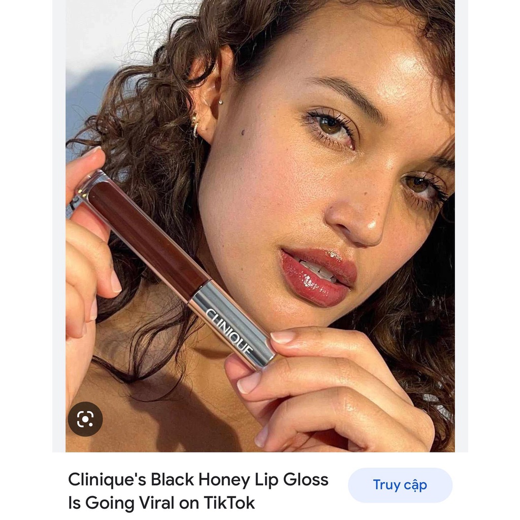 Son bóng Clinique Black Honey fullsize fullbox bill Sephora $20