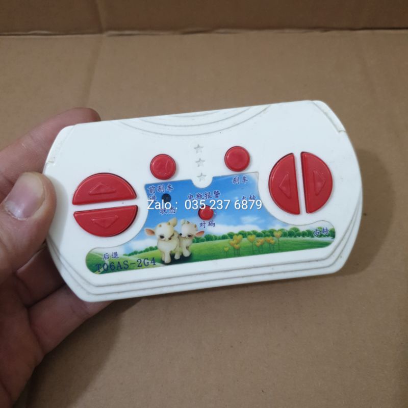 Combo khiển T06AS-2G4 và mạch R8BJ-2G4S-12V cho xe oto điện trẻ em