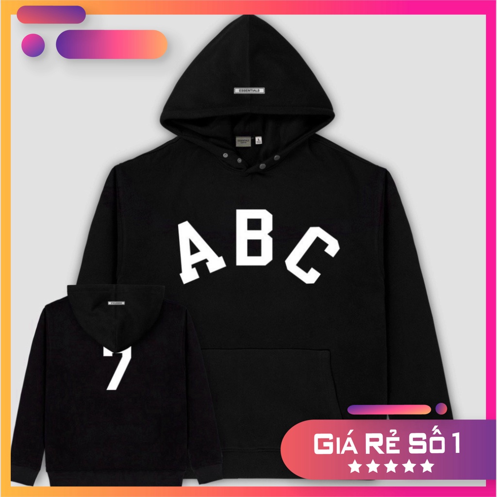 ^ Áo Hoodie ABC, FG Mũ Trùm Form Unisex Vải Nỉ Cao Cấp - Hàng trend 2022 ^