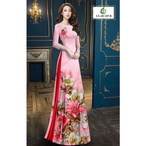 Vải áo dài nguyên bộ