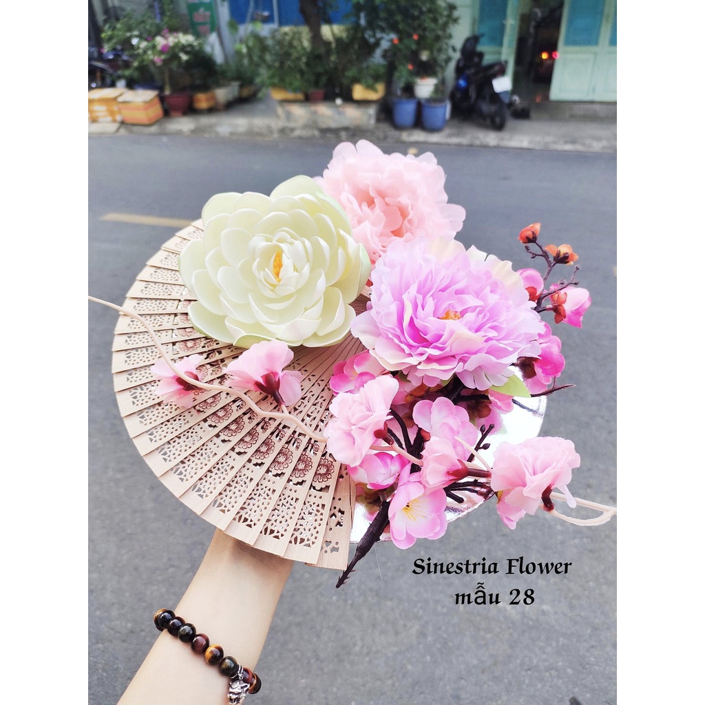 🌼Tặng dây đèn🌼 Sét phụ kiện trang trí tháp bánh Tết,lễ phật.