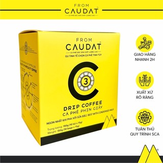 Cà phê phin giấy tiện lợi c3 - from cau dat coffee