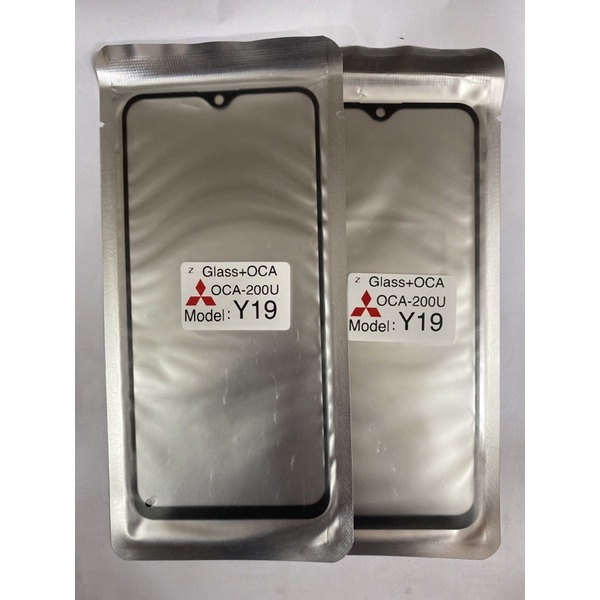 Kính liền keo Vivo Y19/ Mặt kính có keo OCA Vivo Y19 ( Giá sỉ )