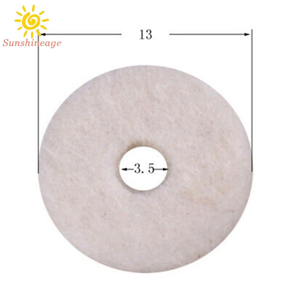 【SUNAGE】For Guitar Strap Buttons Strap Pins - Black And White10 Pcs Felt Washers【HOT Fashion】