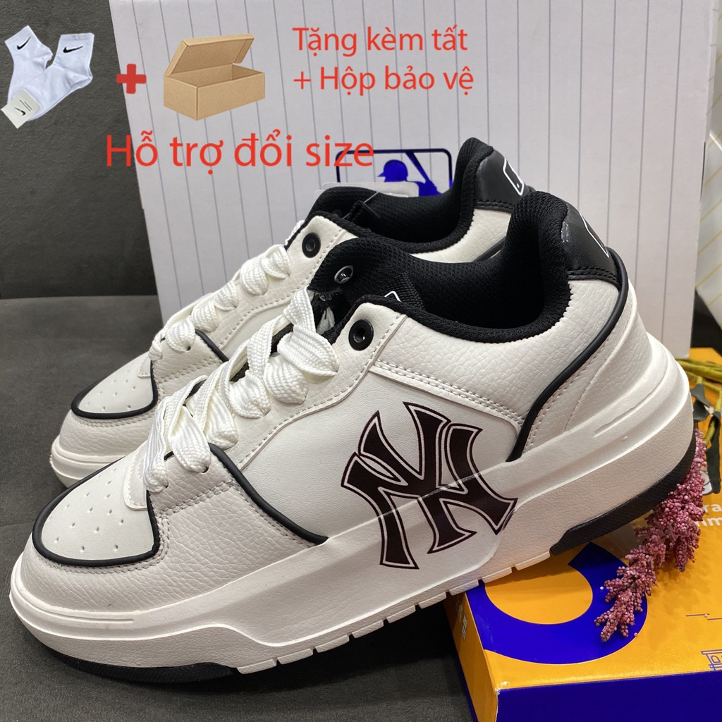 [FlashSale] Giày MLB Ny chunky liner, Giày mlb ny trắng đen. size 36-43 [pipistore]