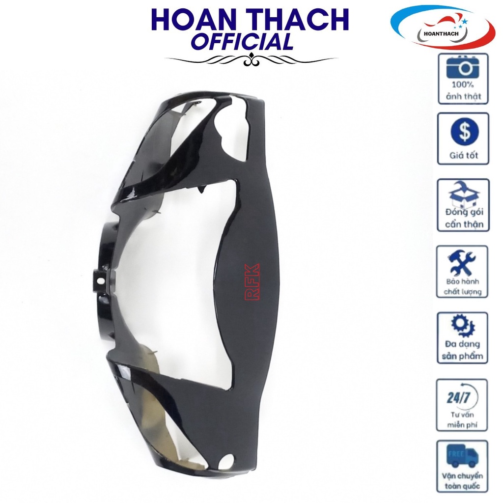 Ốp Đầu Trước Xe Máy Wave Rs Đen Đĩa nhựa đài loan, Hoanthach SP003660