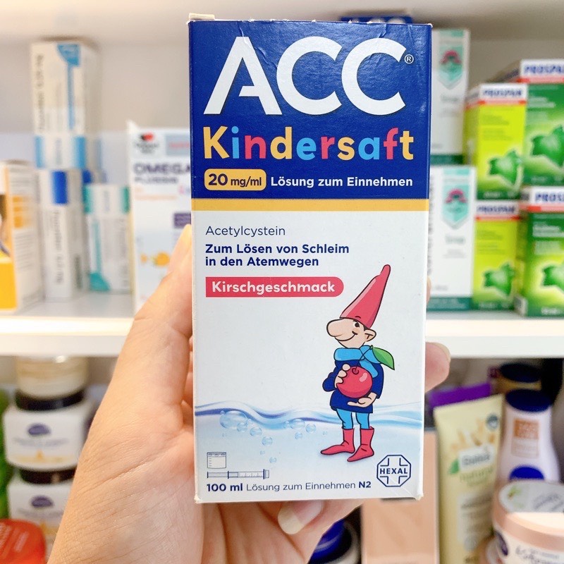 Siro Acc Kindersaft Của Đức 100ml, Giảm Ho Long Đờm Cho Bé