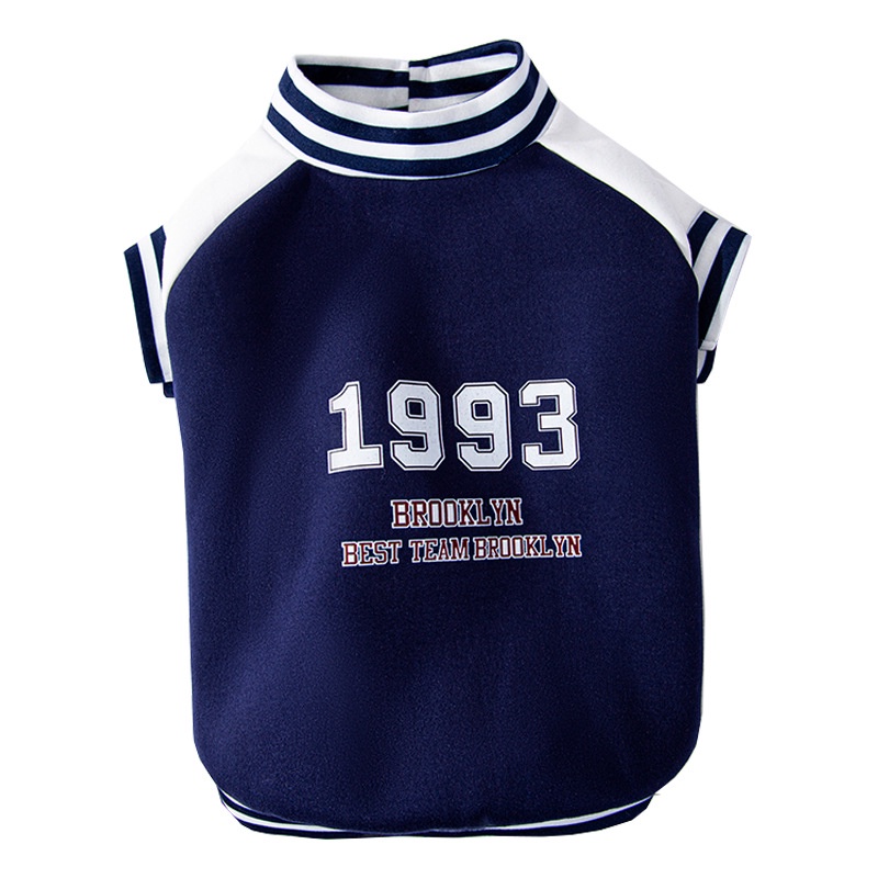 Áo thun thể thao bóng chày cho chó lớn