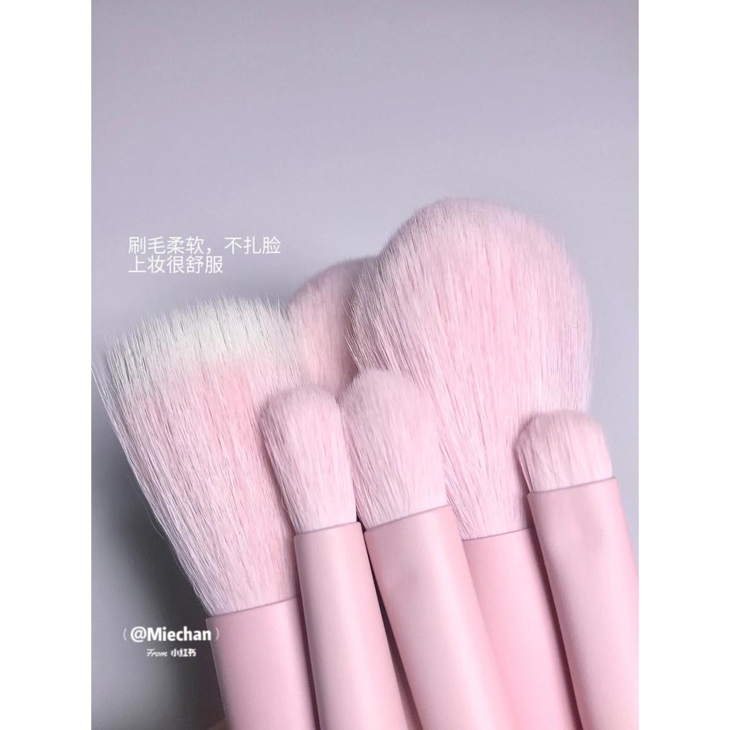 Bộ Cọ Trang Điểm mini Màu Sắc Tươi Sáng Bóng Bẩy