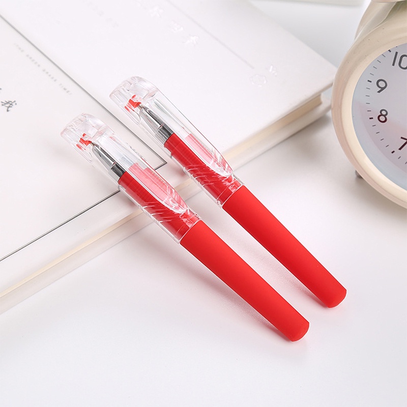 Bút Mực Gel Ngòi 0.5mm Màu Đỏ / Đen / Xanh Dương