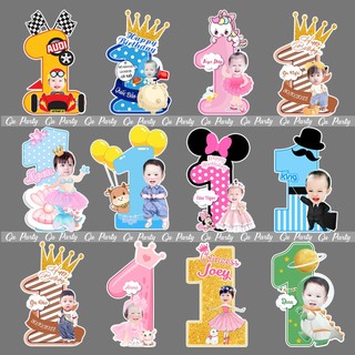 Số Tuổi Kèm Chibi Sinh Nhật Cho Bé