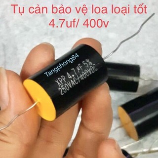 Tụ cản bảo vệ loa loại tốt 4.7uf/ 400v , giá 2 con 66k