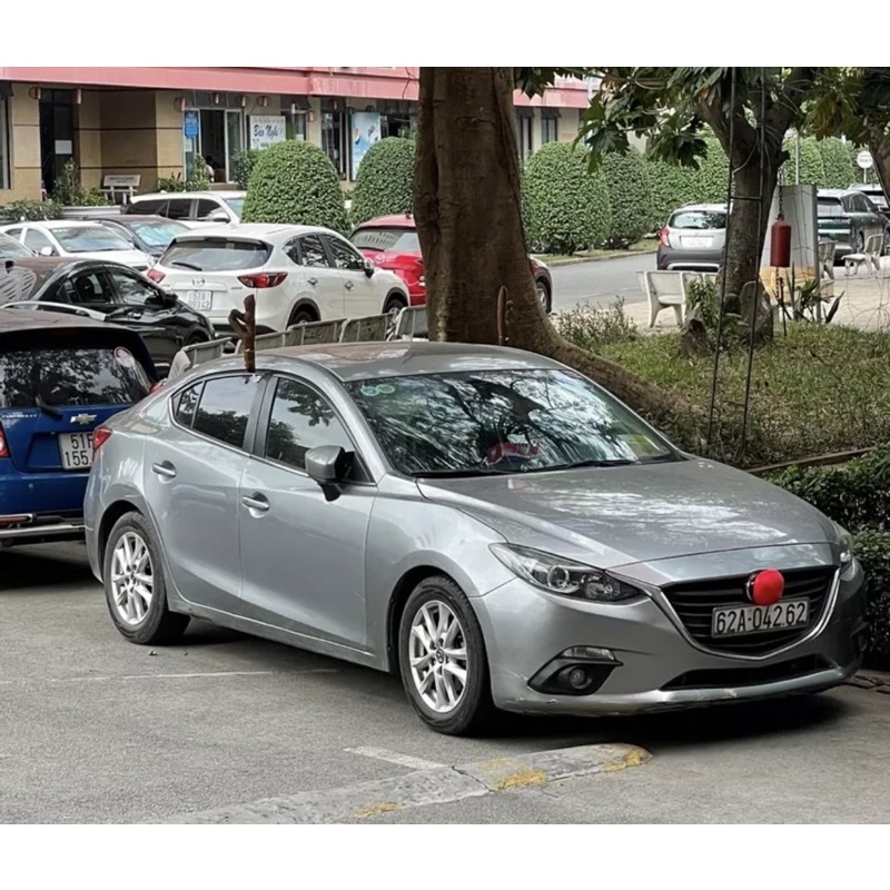 Sừng ô tô Sừng xe hơi Sừng Tuần Lộc Và Mũi Đỏ Trang Trí Xe Hơi